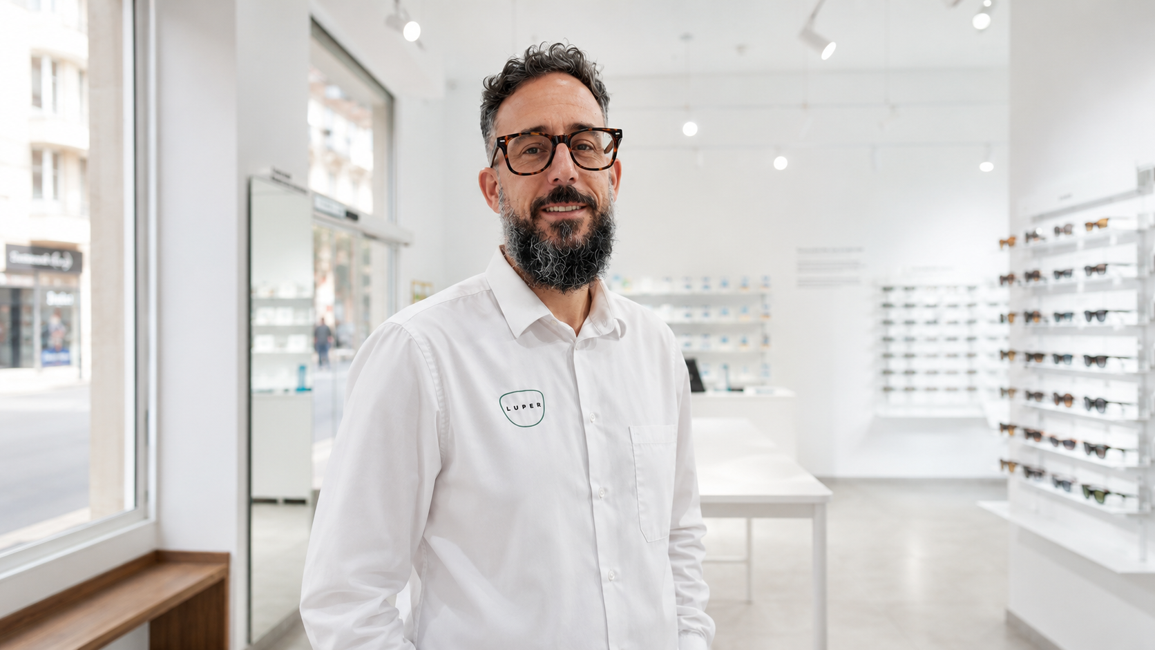 Óptico LUPER en la óptica